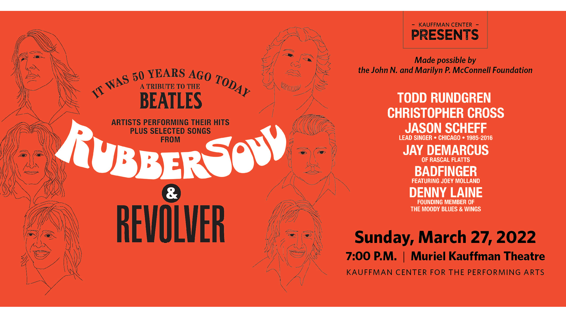 Presale: It Was 50 Years Ago Today: A Tribute to the Beatles, Rubber Soul  and Revolver