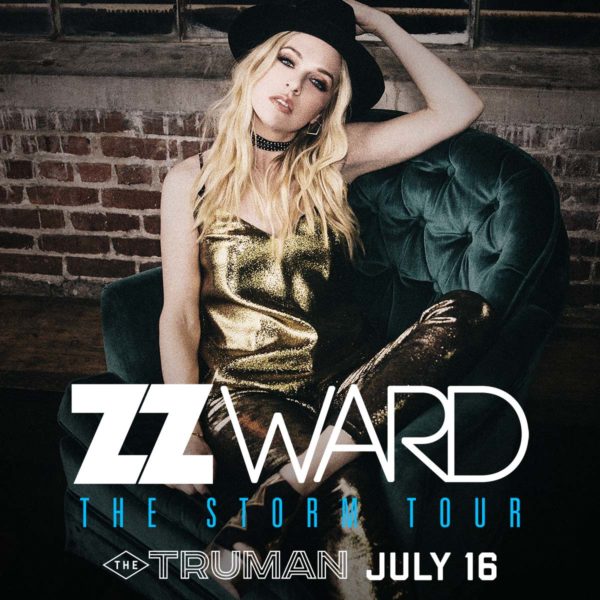 ZZ Ward The Storm Tour 2018 admat