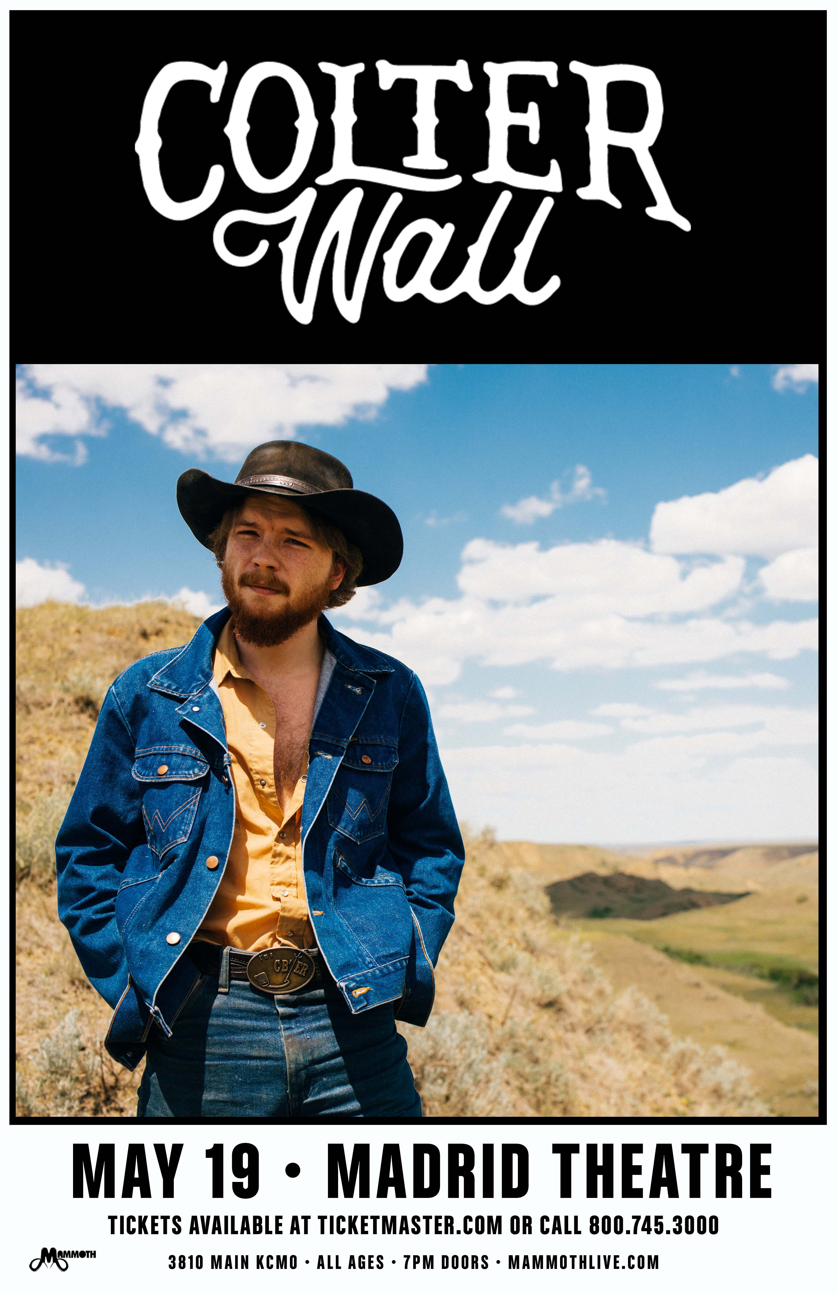 colter wall tour opener